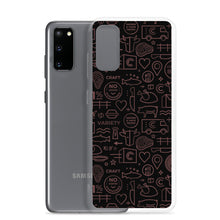 Load image into Gallery viewer, Crowd Cow Samsung Case- Black and Red Print