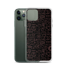 Load image into Gallery viewer, Crowd Cow iPhone Case-Black and Red print