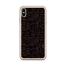 Load image into Gallery viewer, Crowd Cow iPhone Case-Black and Red print