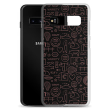 Load image into Gallery viewer, Crowd Cow Samsung Case- Black and Red Print