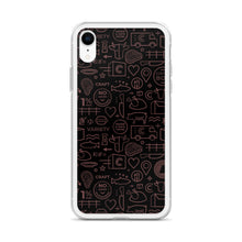 Load image into Gallery viewer, Crowd Cow iPhone Case-Black and Red print