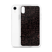 Load image into Gallery viewer, Crowd Cow iPhone Case-Black and Red print