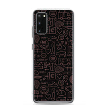Load image into Gallery viewer, Crowd Cow Samsung Case- Black and Red Print
