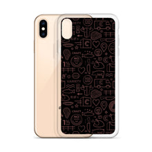 Load image into Gallery viewer, Crowd Cow iPhone Case-Black and Red print