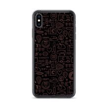 Load image into Gallery viewer, Crowd Cow iPhone Case-Black and Red print