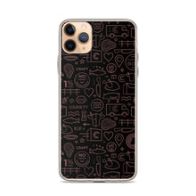 Load image into Gallery viewer, Crowd Cow iPhone Case-Black and Red print