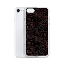 Load image into Gallery viewer, Crowd Cow iPhone Case-Black and Red print