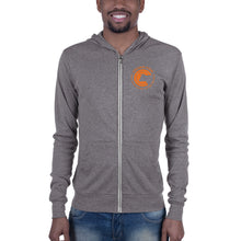 Load image into Gallery viewer, Crowd Cow Zip-Up Hoodie Sweatshirt