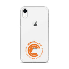 Load image into Gallery viewer, Crowd Cow Logo iPhone Case