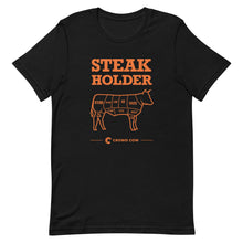 Load image into Gallery viewer, Crowd Cow T-Shirt- Steak Holder