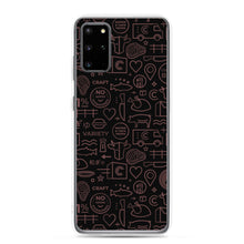 Load image into Gallery viewer, Crowd Cow Samsung Case- Black and Red Print