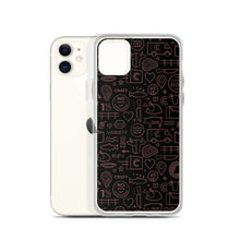 Load image into Gallery viewer, Crowd Cow iPhone Case-Black and Red print