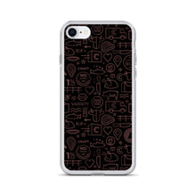 Load image into Gallery viewer, Crowd Cow iPhone Case-Black and Red print