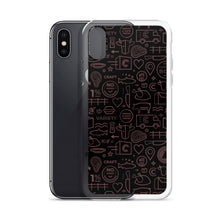 Load image into Gallery viewer, Crowd Cow iPhone Case-Black and Red print