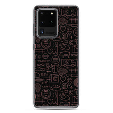 Load image into Gallery viewer, Crowd Cow Samsung Case- Black and Red Print