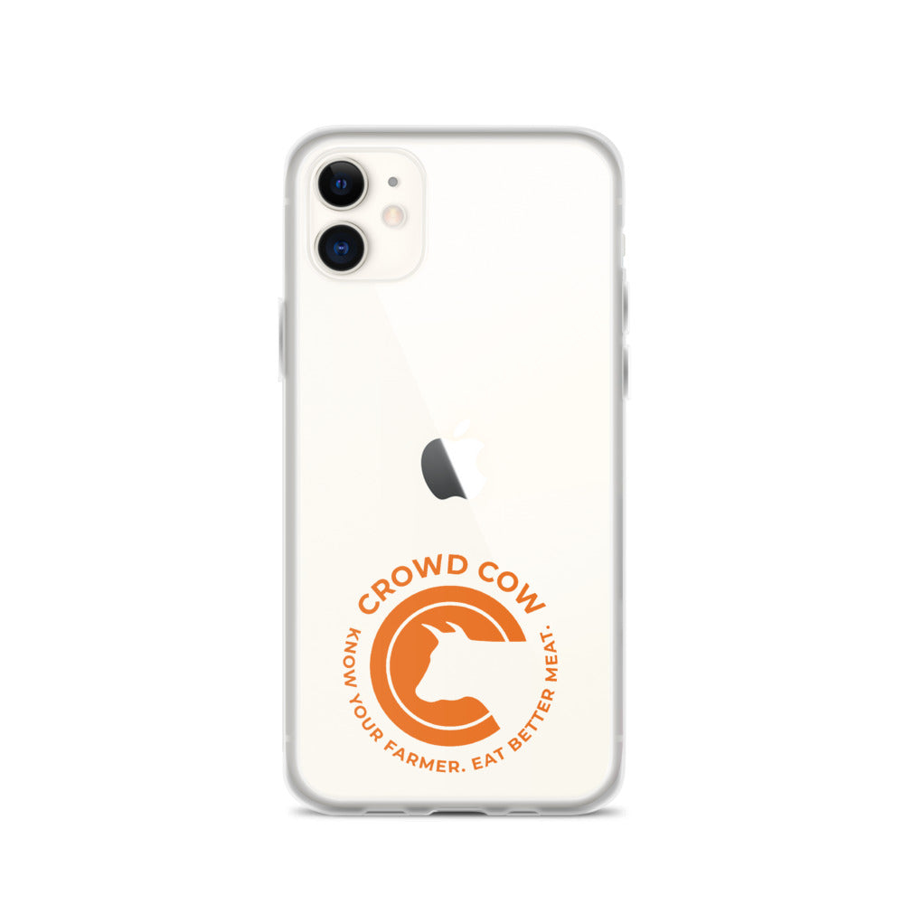 Crowd Cow Logo iPhone Case