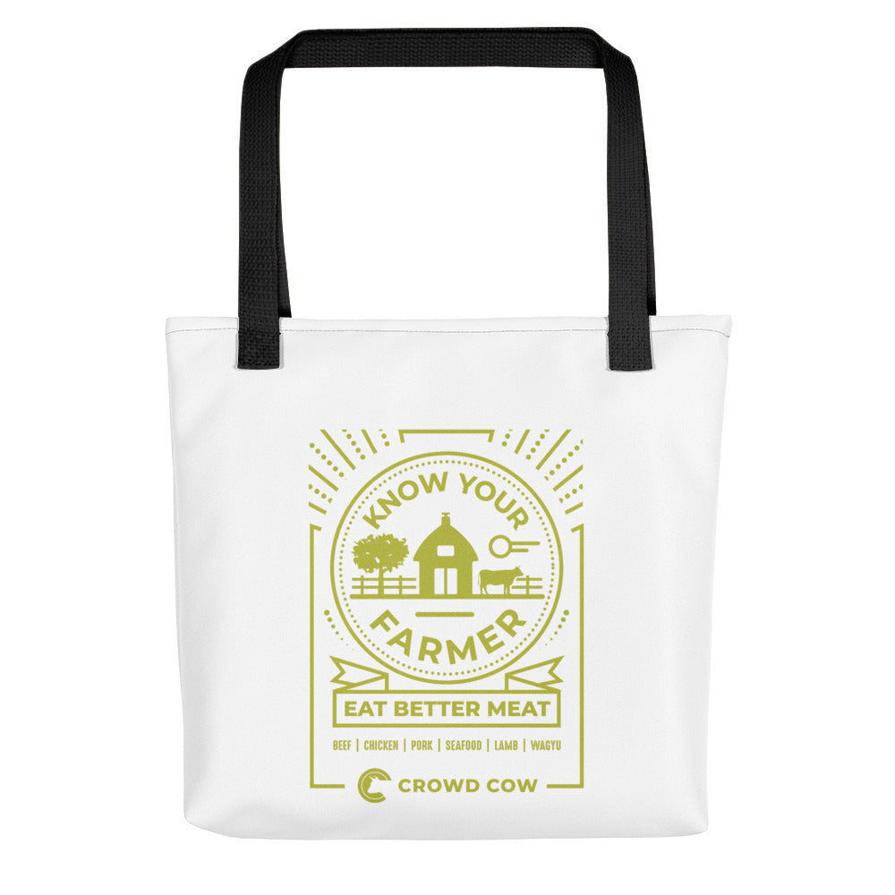 Crowd Cow Tote bag- Know Your Farmer
