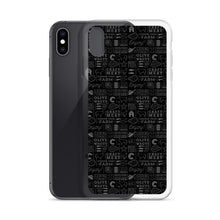 Load image into Gallery viewer, Crowd Cow iPhone Case- Black and White Print
