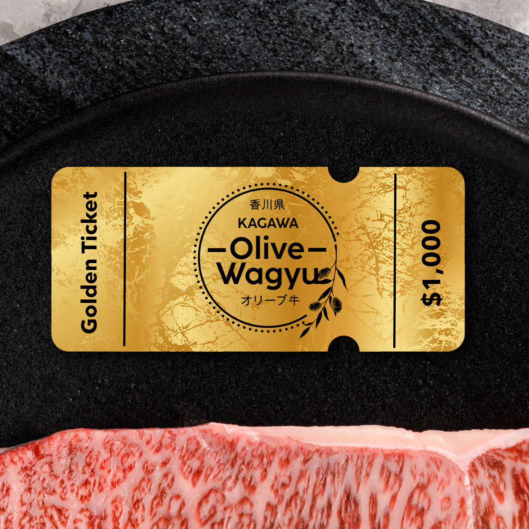 Olive A5 Japanese Wagyu Golden Ticket