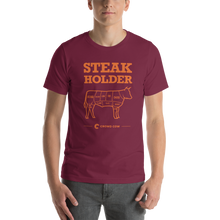 Load image into Gallery viewer, Crowd Cow T-Shirt- Steak Holder
