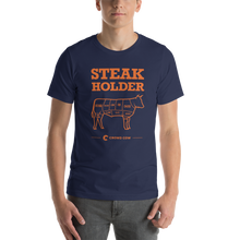 Load image into Gallery viewer, Crowd Cow T-Shirt- Steak Holder
