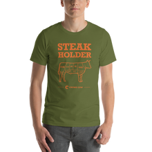 Load image into Gallery viewer, Crowd Cow T-Shirt- Steak Holder
